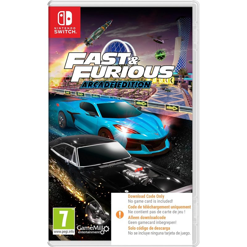 Fast & Furious Arcade Nintendo Switch (Código en la Caja)