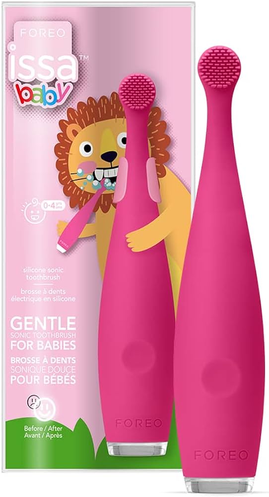 Escova de Dentes Elétrica FOREO Issa Baby Lion Rosa