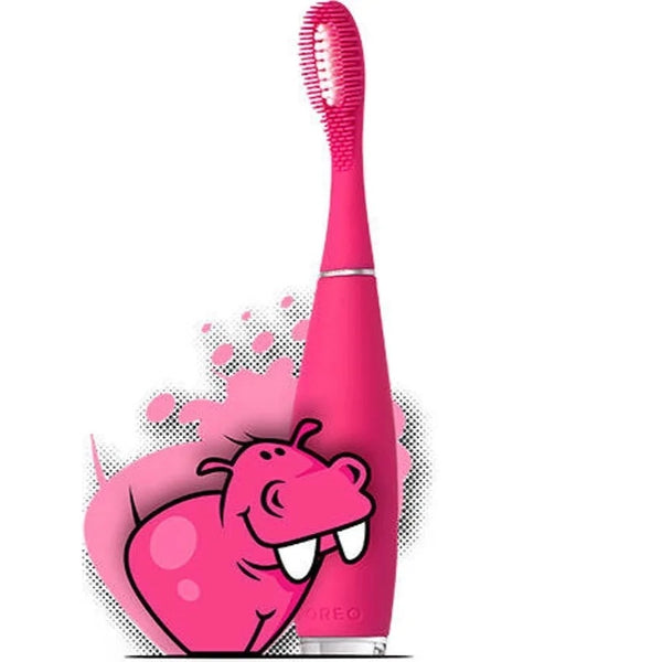 Escova de Dentes Elétrica FOREO Issa Kids Hippo Rosa