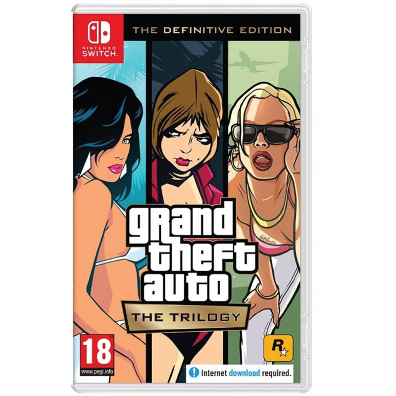Grand Theft Auto: Trilogy Definitive Edition Nintendo Switch (Código en la caja)
