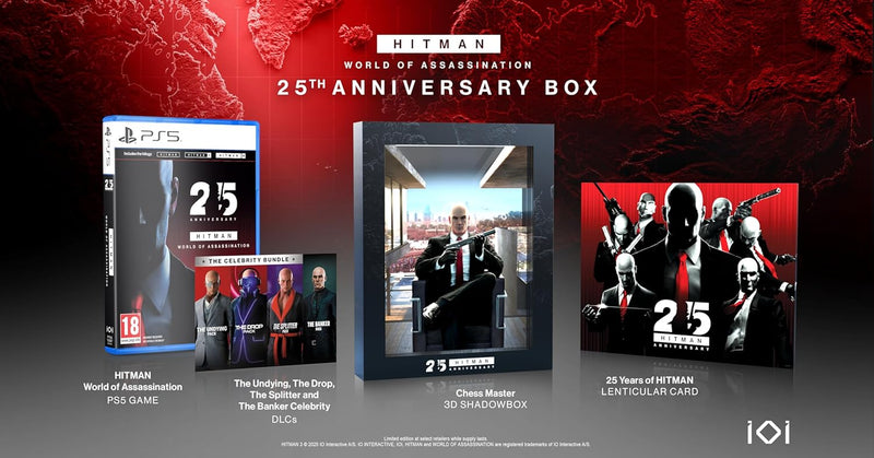 Hitman: World of Assassination 25th Anniversary Box PS5