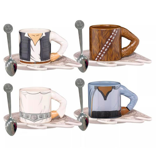 Star Wars Rebel Luxury Espresso Set 4 Coffee Cups