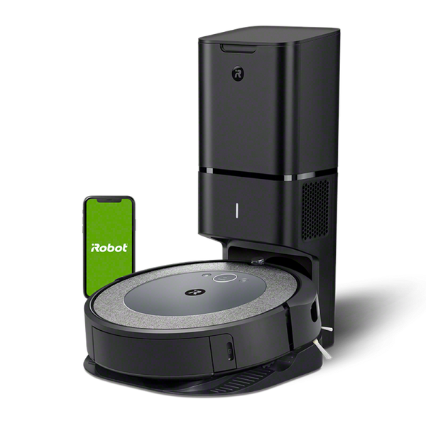 Robot Vacuum Cleaner iRobot Roomba i5+ Clean Base Gray