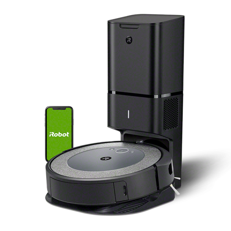 Robot Vacuum Cleaner iRobot Roomba i5+ Clean Base Gray
