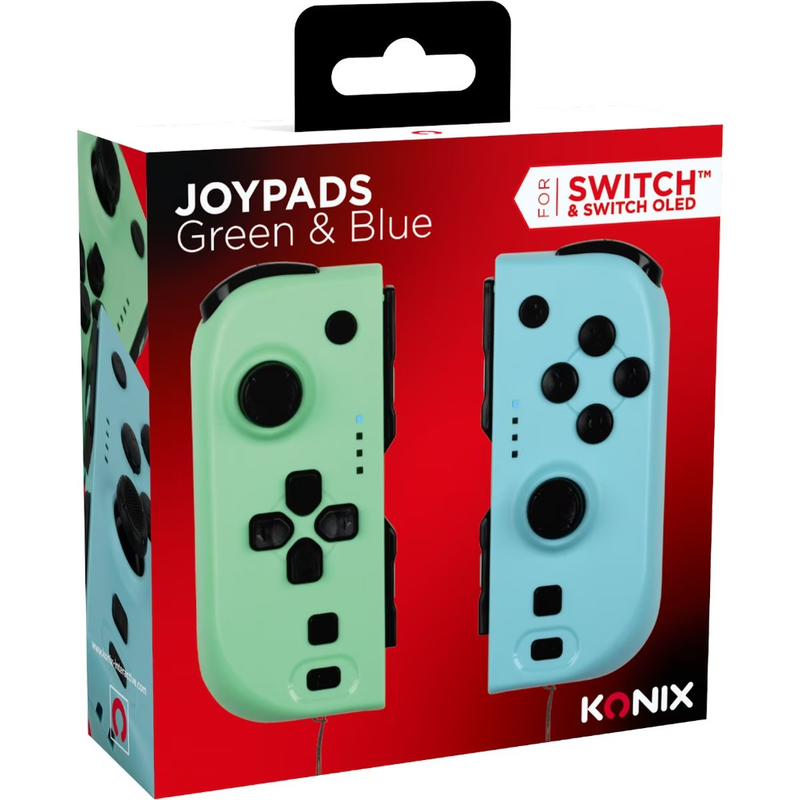 Konix Blue/Grey Joypads for Nintendo Switch