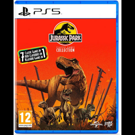 Gioco per PS5 della collezione Jurassic Park Classic Games