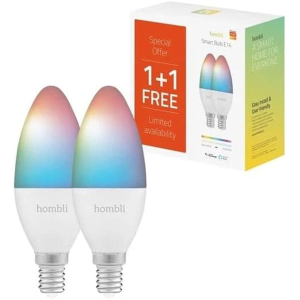 RGB+CCT Intelligente Lampe Promo Pack - Hombli Smart Bulb E14