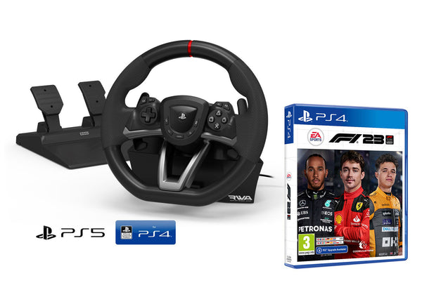 Hori RWA Apex Steering Wheel PS5/PS4/PC + F1 23 PS4
