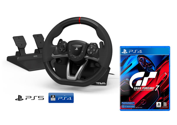 Hori RWA Apex Steering Wheel PS5/PS4/PC + Gran Turismo 7 PS4