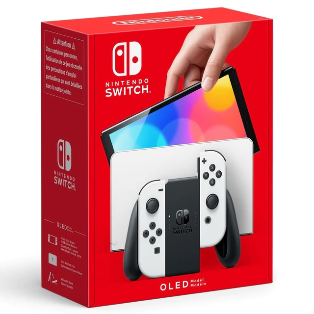 Console Nintendo Switch OLED Blanche (64 Go)
