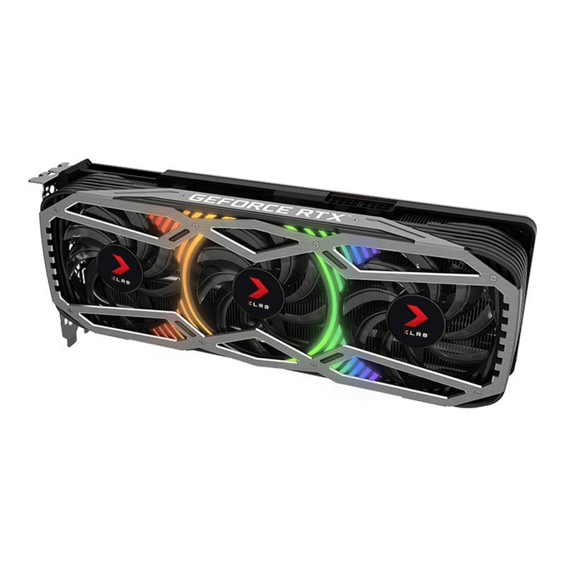 Graphics Card PNY GeForce RTX 3080 XLR8 Gaming REVEL EPIC-X RGB Triple Fan LHR 10GB GDDR6X