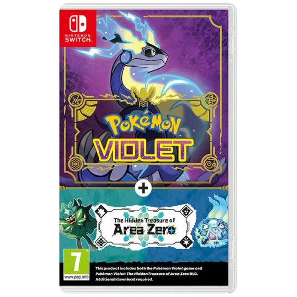 Jogo Pokémon Violet + DLC The Hidden Treasure of Area Zero Nintendo Switch