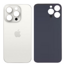 Tapa Trasera de Vidrio iPhone 15 Pro Max Blanco
