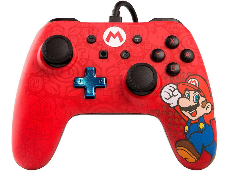 Manette filaire PowerA officielle Super Mario Nintendo Switch