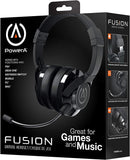 Auriculares Gaming PowerA Auriculares Fusion Black