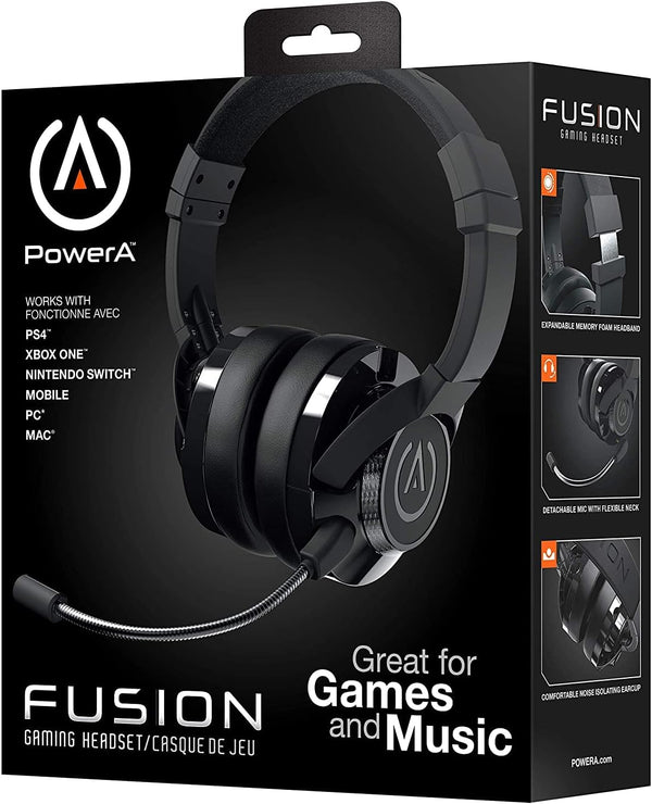 Casque de jeu PowerA Fusion Black Headphones
