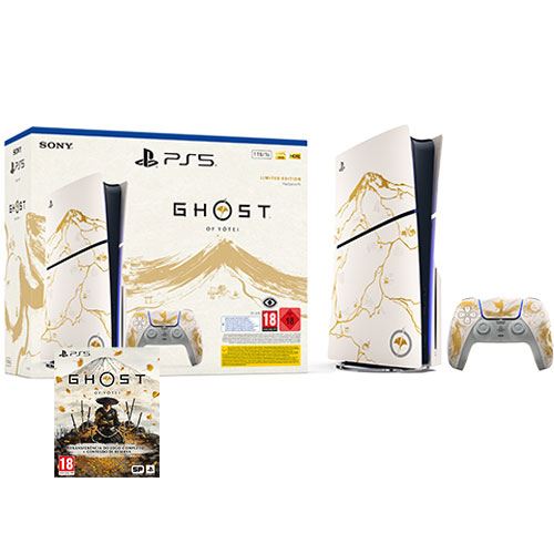 Playstation PS5 Slim Standard Console - Ghost of Yōtei - Gold Limited Edition