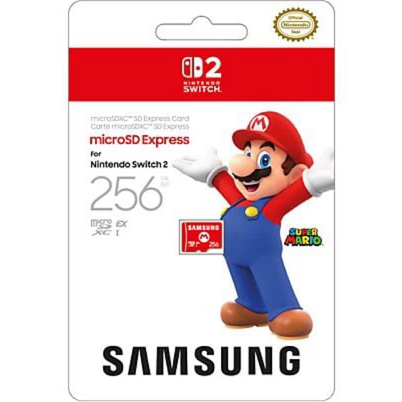 Samsung Micro SD Express Karte für Nintendo Switch 2 (256 GB)