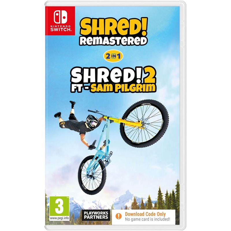 ¡Shred! Remasterizado y ¡Shred! 2 Ft. Sam Pilgrim Nintendo Switch (Código en la Caja)