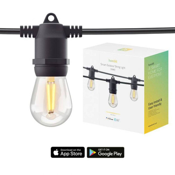 Intelligente Außenbeleuchtung Hombli Smart Outdoor Lichterkette 5m