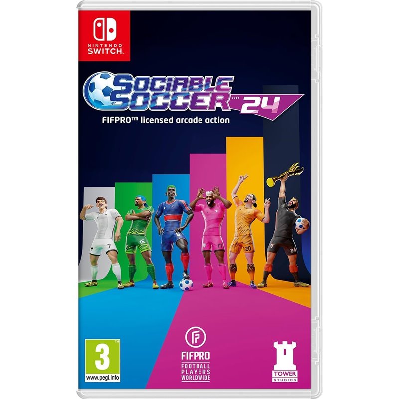 Jeu Sociable Soccer 24 sur Nintendo Switch