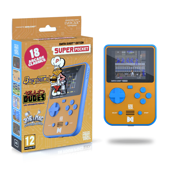 Console portable rétro - Evercade Super Pocket : Data East (18 jeux inclus)