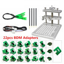 Bancada BDM Frame Inox LED + Kit 22 Adaptadores BDM Programação Centralinas