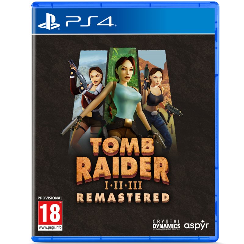 Tomb Raider I-III remasterisé avec Lara Croft, jeu PS4