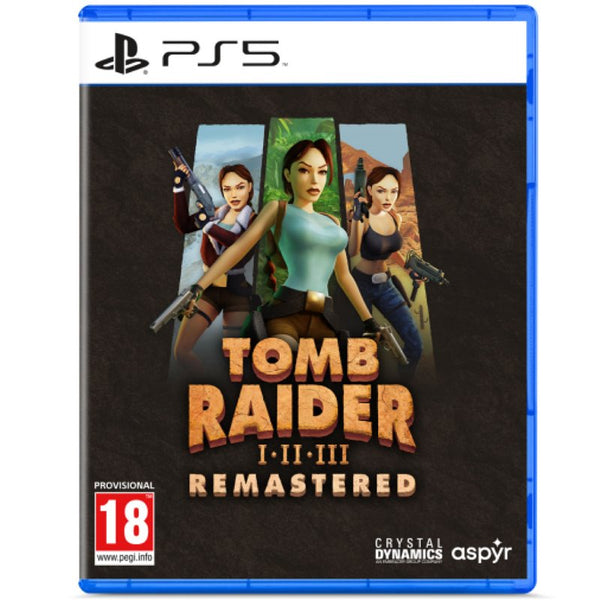 Juego Tomb Raider I-III Remastered protagonizado por Lara Croft PS5