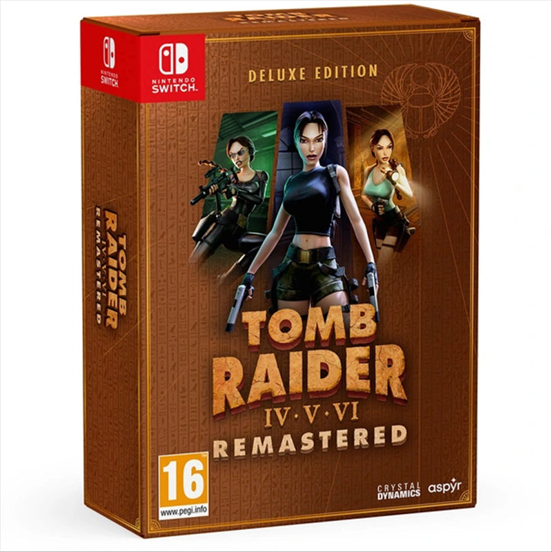 Tomb Raider IV-VI Remastered Starring Lara Croft: Deluxe Edition Nintendo Switch