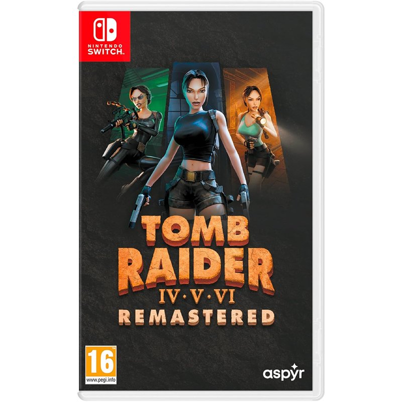 Tomb Raider IV-VI Remastered Starring Lara Croft Nintendo Switch
