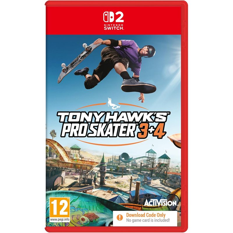 Tony Hawk's Pro Skater 3+4 Nintendo Switch 2 (Code in der Verpackung)