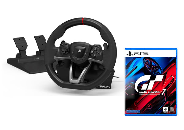 Hori RWA Apex Steering Wheel PS5/PS4/PC + Gran Turismo 7 PS5
