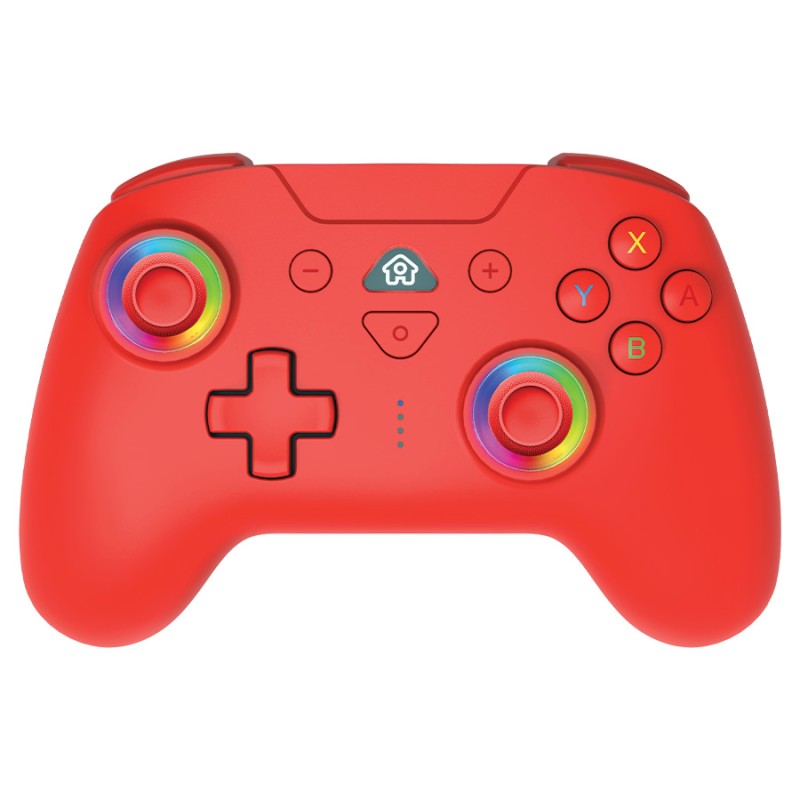 Controller wireless LED RGB - Nintendo Switch rosso