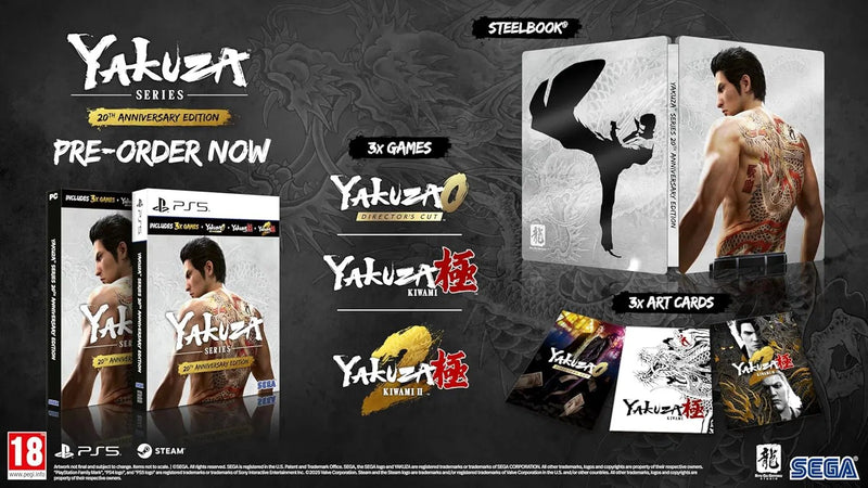 Yakuza Series 20th Anniversary Edition PS5