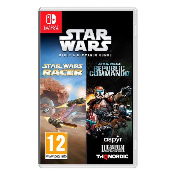 Gioco per Nintendo Switch della collezione Star Wars Racer e Commando