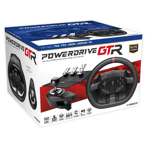 Kit Volante Powerdrive GTR Elite PS4/PS3/Xbox/Switch/PC