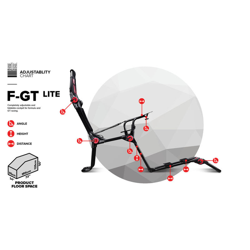 Cockpit pliable Next Level Racing F-GT Lite et Formula