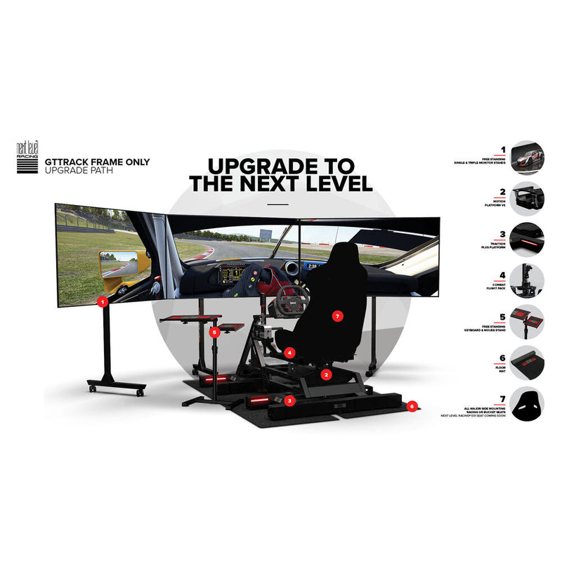 Simulatore solo telaio da pista GT Racing di livello successivo Cockpit