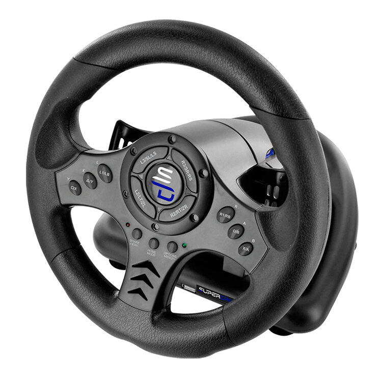 Steering wheel + Pedals Superdrive SV 450 PS4/PS3/Xbox/PC/Nintendo Switch