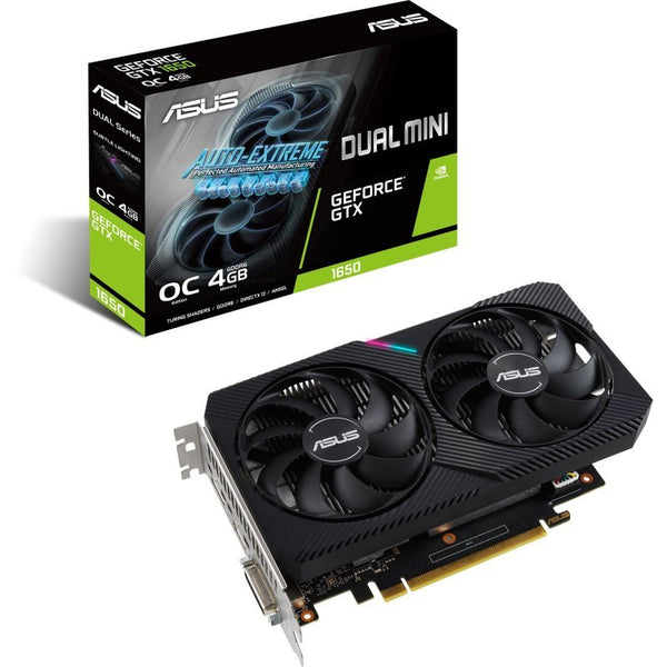 Asus Dual GeForce GTX 1650 Mini OC Edition 4GB GDDR6 Graphics Card
