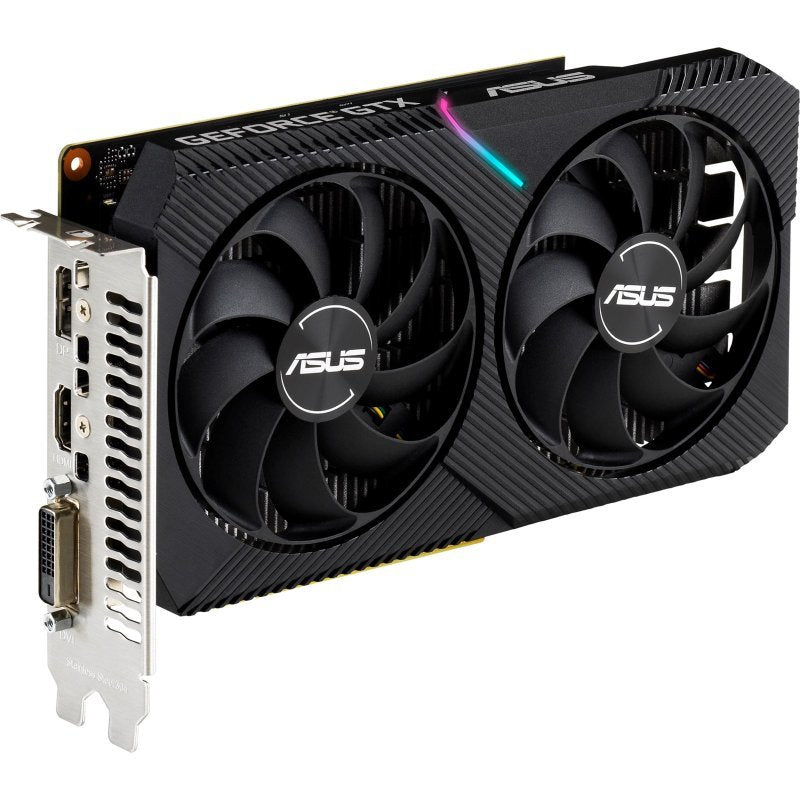 Asus Dual GeForce GTX 1650 Mini OC Edition 4GB GDDR6 Grafikkarte