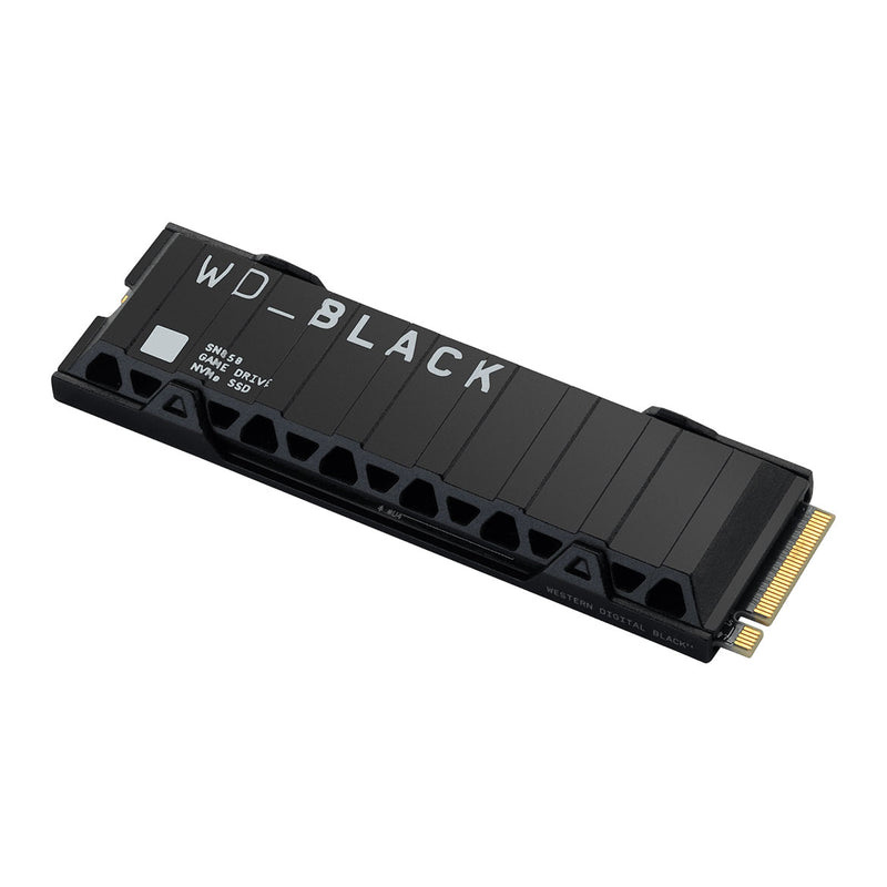 SSD Western Digital Nero 1TB M.2 2280 SN850 con dissipatore di calore 3D NAND NVMe PCIe 4.0 (7000 Mb/s) Compatibile con PS5 
