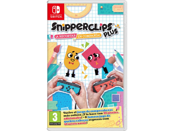 Jogo Snipperclips Plus: Cut it out, toghether! Nintendo Switch