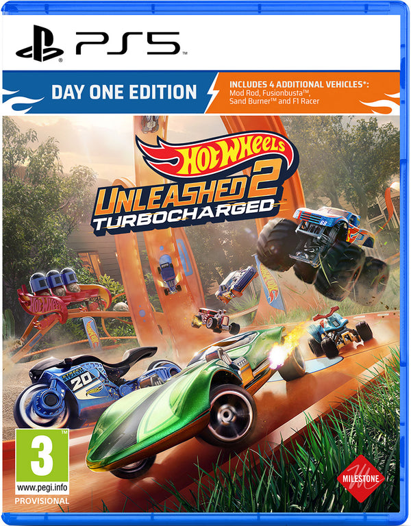 Jogo Hot Wheels Unleashed 2 Turbocharged Day One Edition PS5