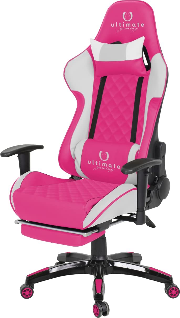 Cadeira Ultimate Gaming Orion Cor De Rosa