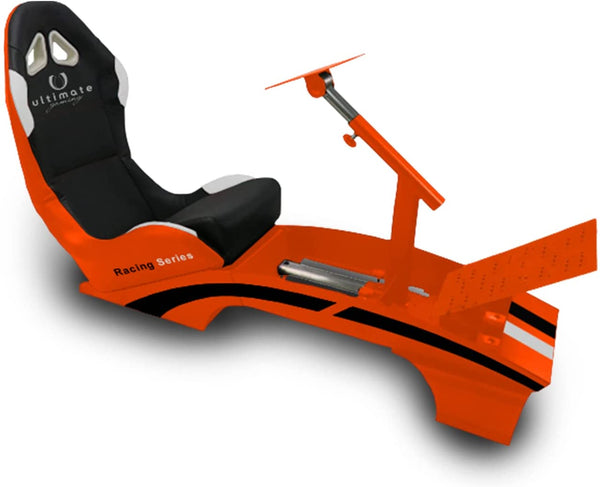 Chaise de jeu orange Ultimate Racing Series FX1