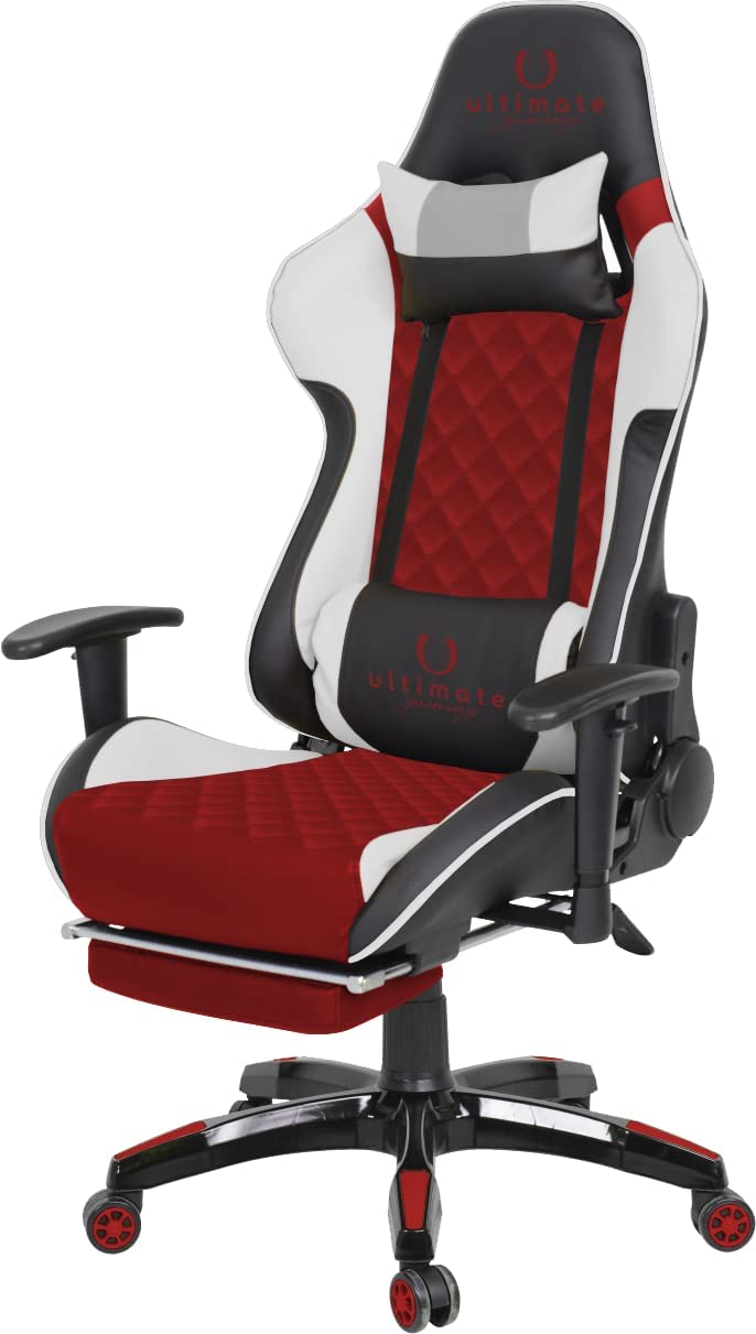 Cadeira Ultimate Gaming Orion Preto, Vermelho, Branco