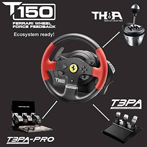 Volant + Pédalier THRUSTMASTER T80 RW Ferrari 488 GTB edition PS5/PS4
