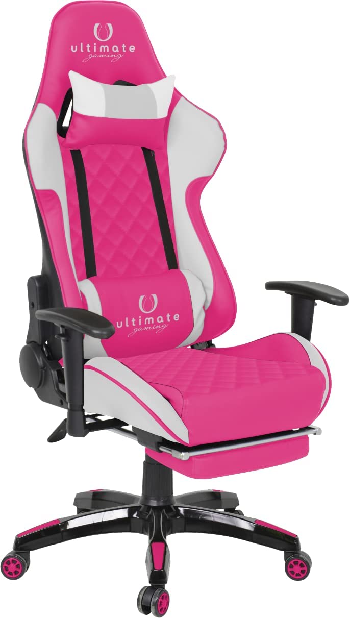 Cadeira Ultimate Gaming Orion Cor De Rosa